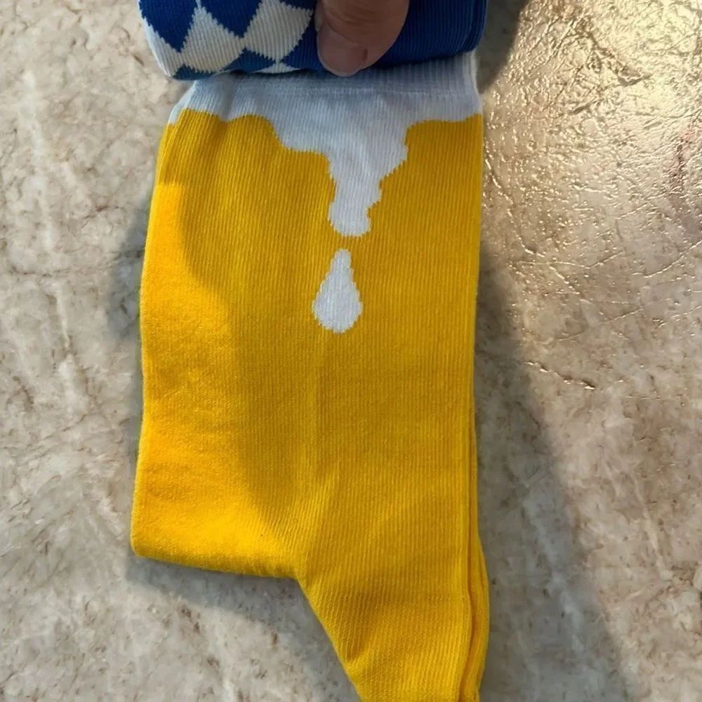 Octoberfest Crazy Fun Socks - Picture 2 of 4